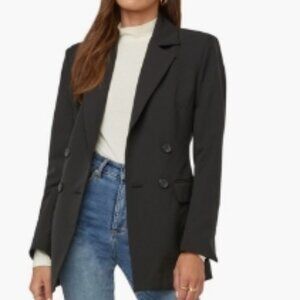 Shoe Dazzle Classic Black Women's Blazer